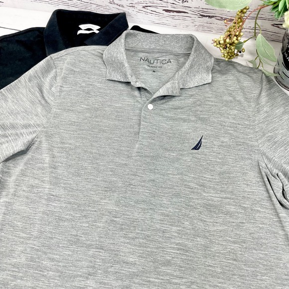 Men's Calvin Klein Liquid Touch and Nautica Classic Fit Polo Shirts - Size M - Picture 2 of 11